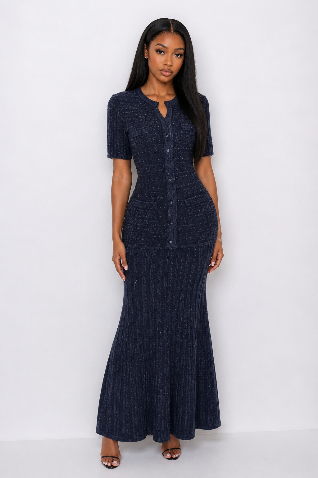 Elegant Noirelle Dress - SAVÀEA