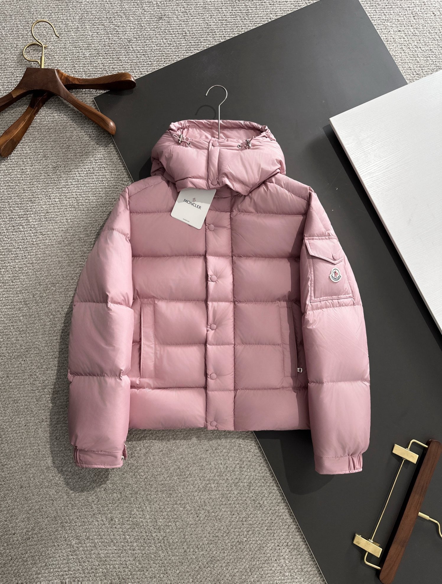 Moncler Maya Pink Coat
