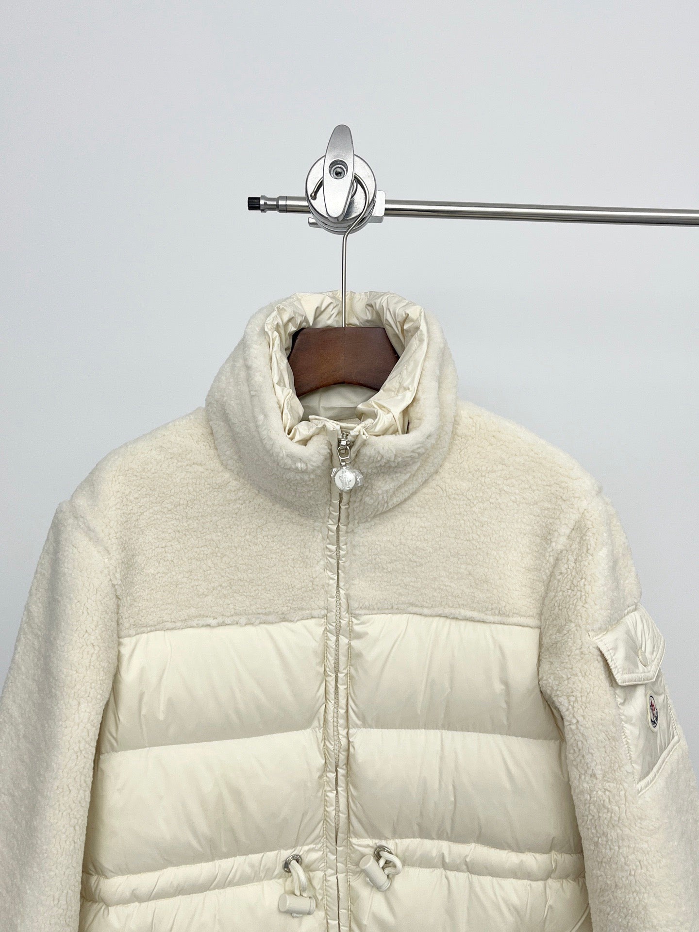 Moncler Long Down Jacket Women's White