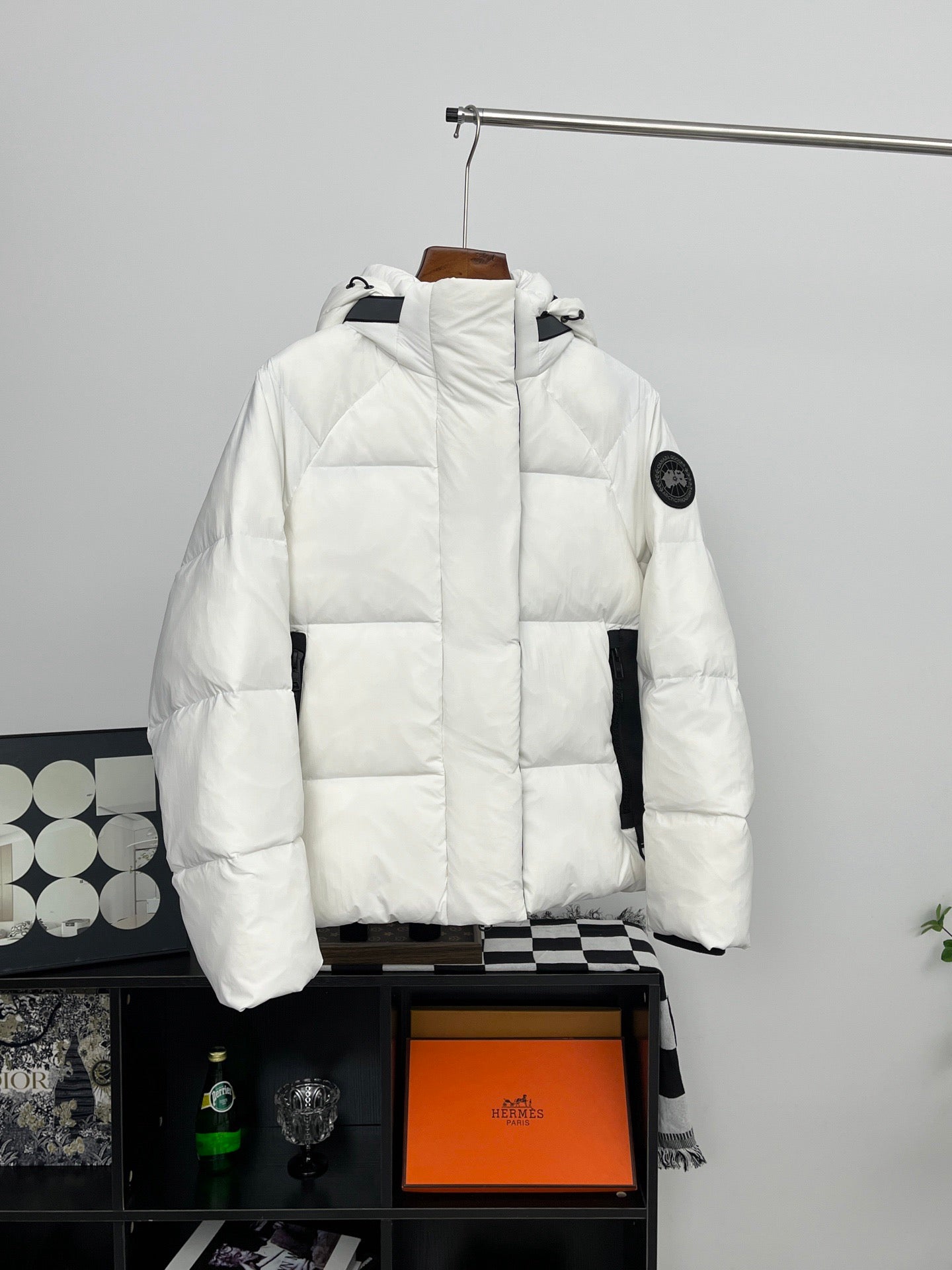 Canada Goose Black On White Jacket