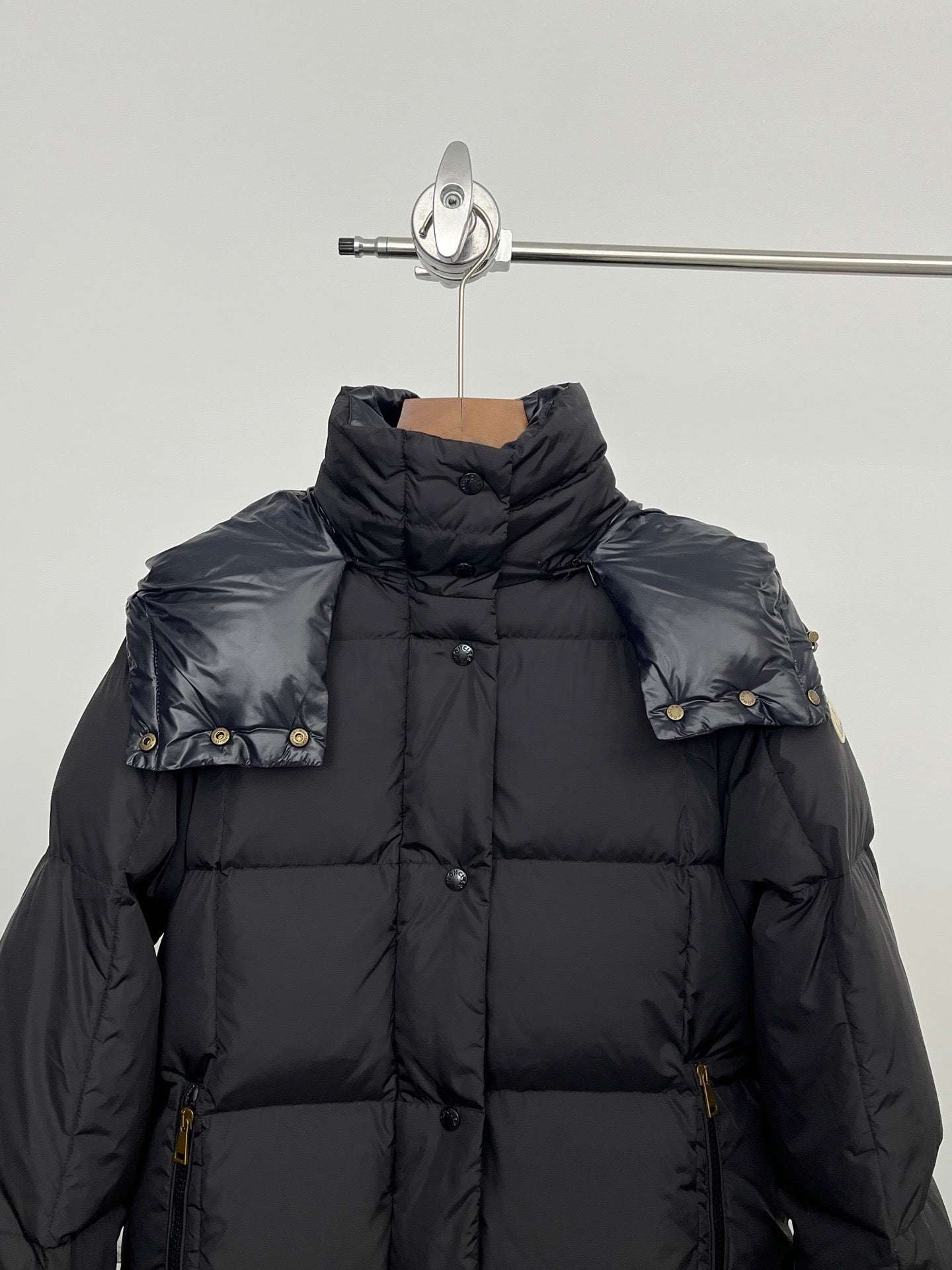 Moncler Long Down Jacket Women's black