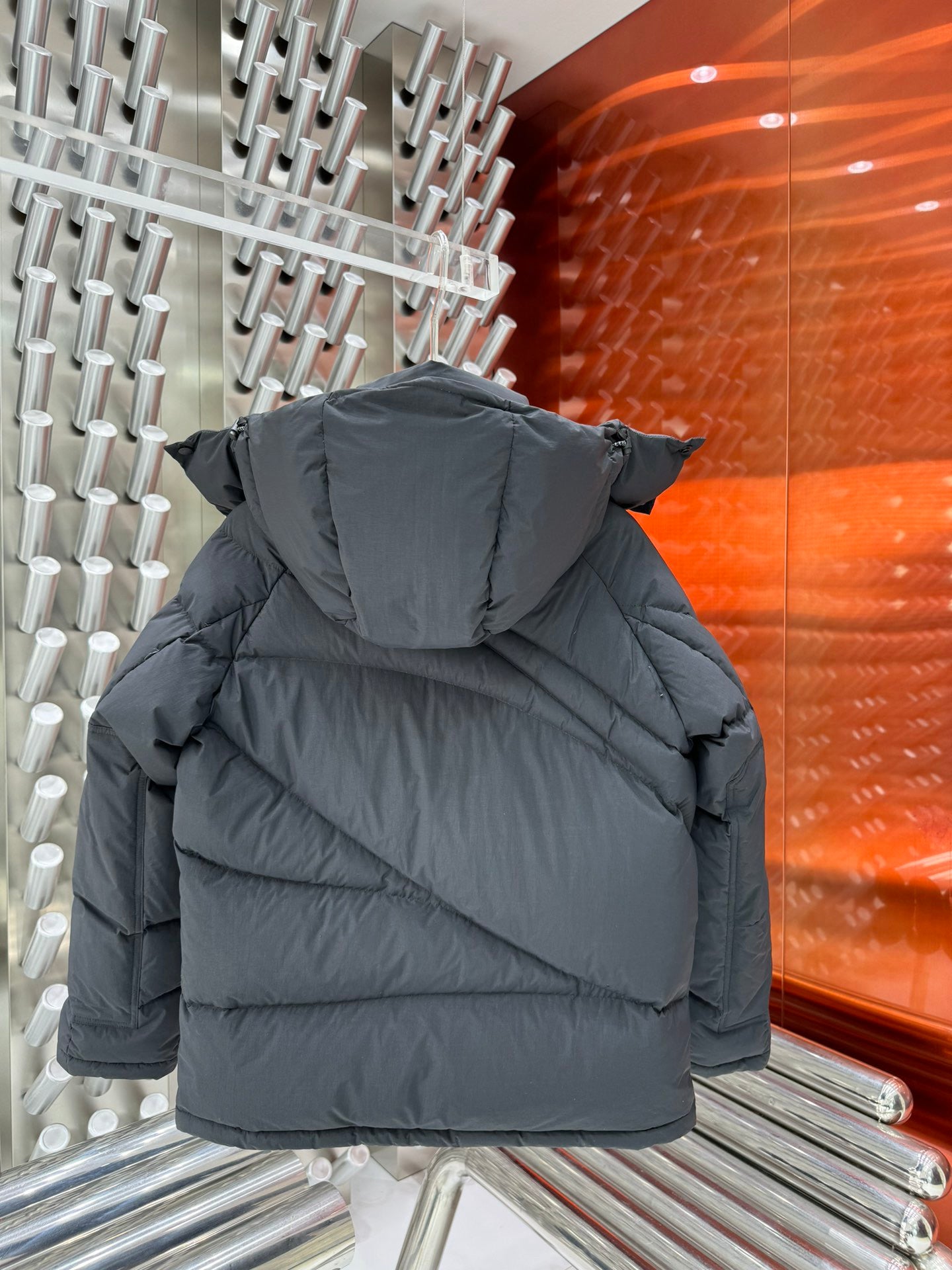 MONCLER GENIUS MONCLER GENIUS X FW23 Ski Season Waterproof Snow Mountain Nylon Stitch Zip Hooded Down Jacket Unisex