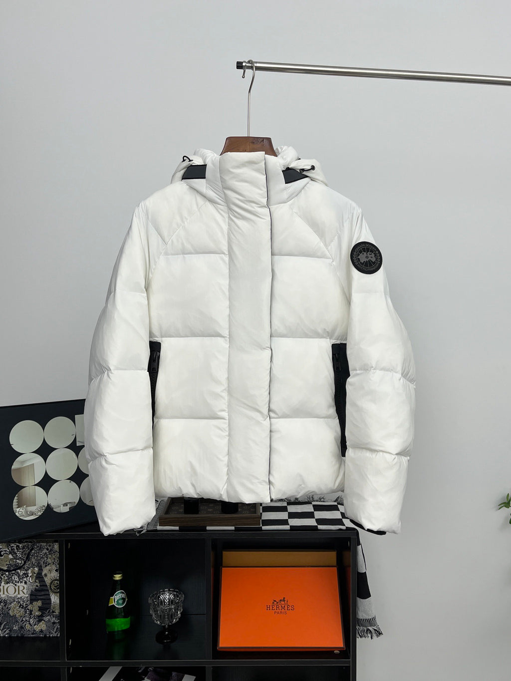 Canada Goose Black On White Jacket