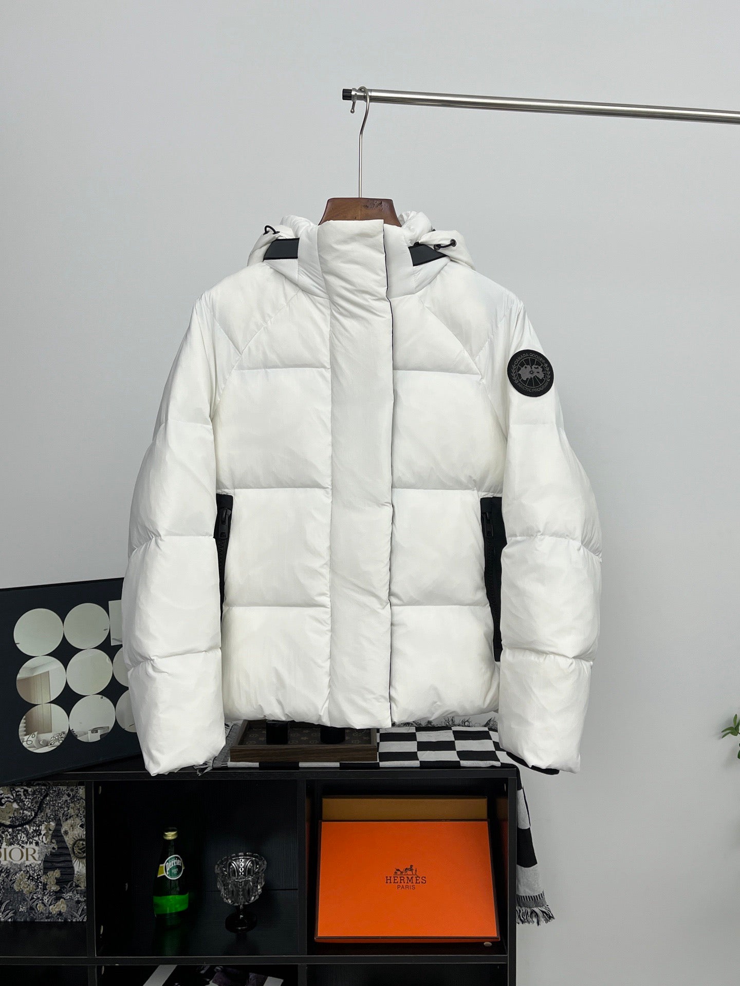 Canada Goose Black On White Jacket