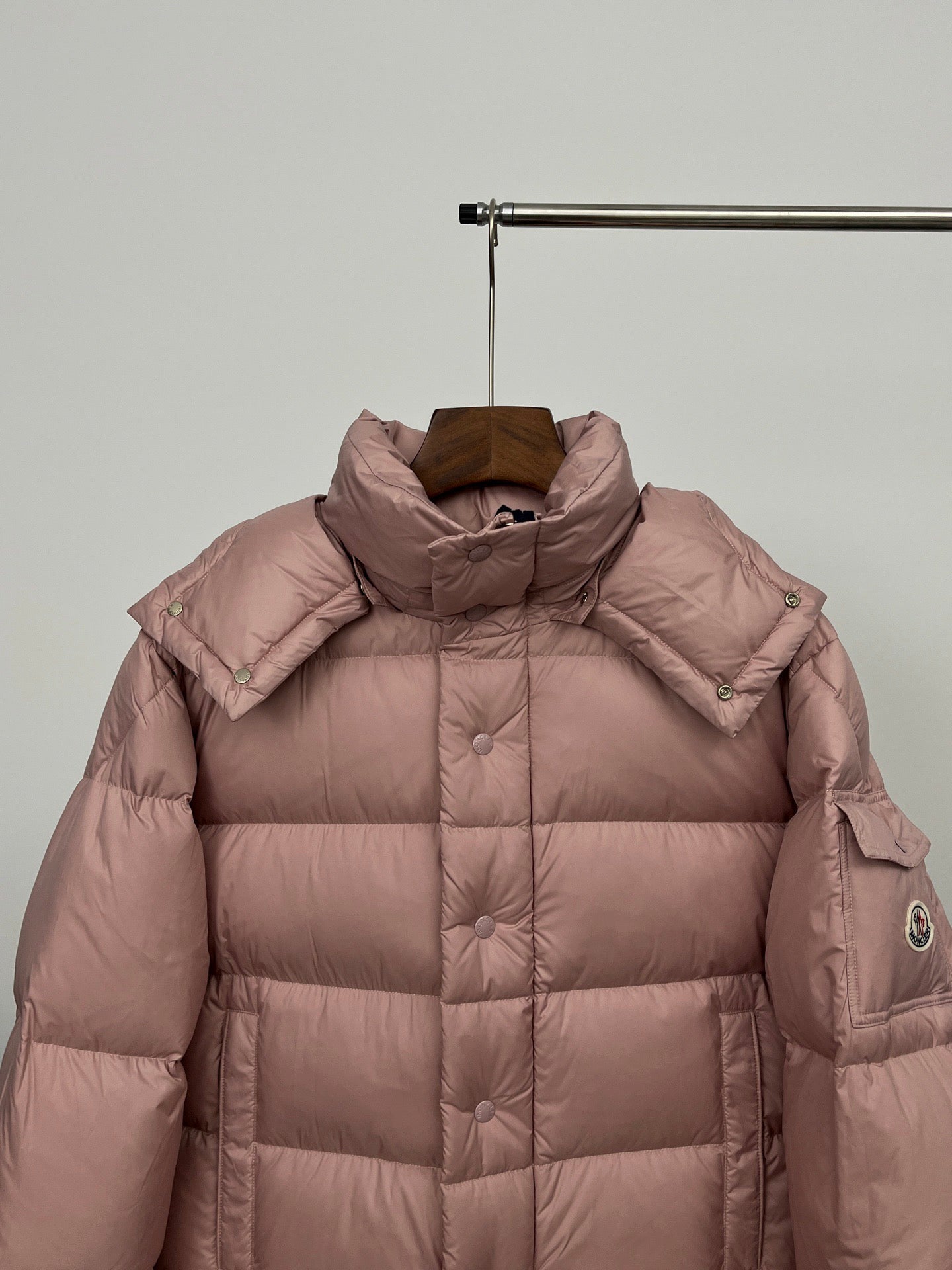 Moncler Maya Salmon Pink Coat