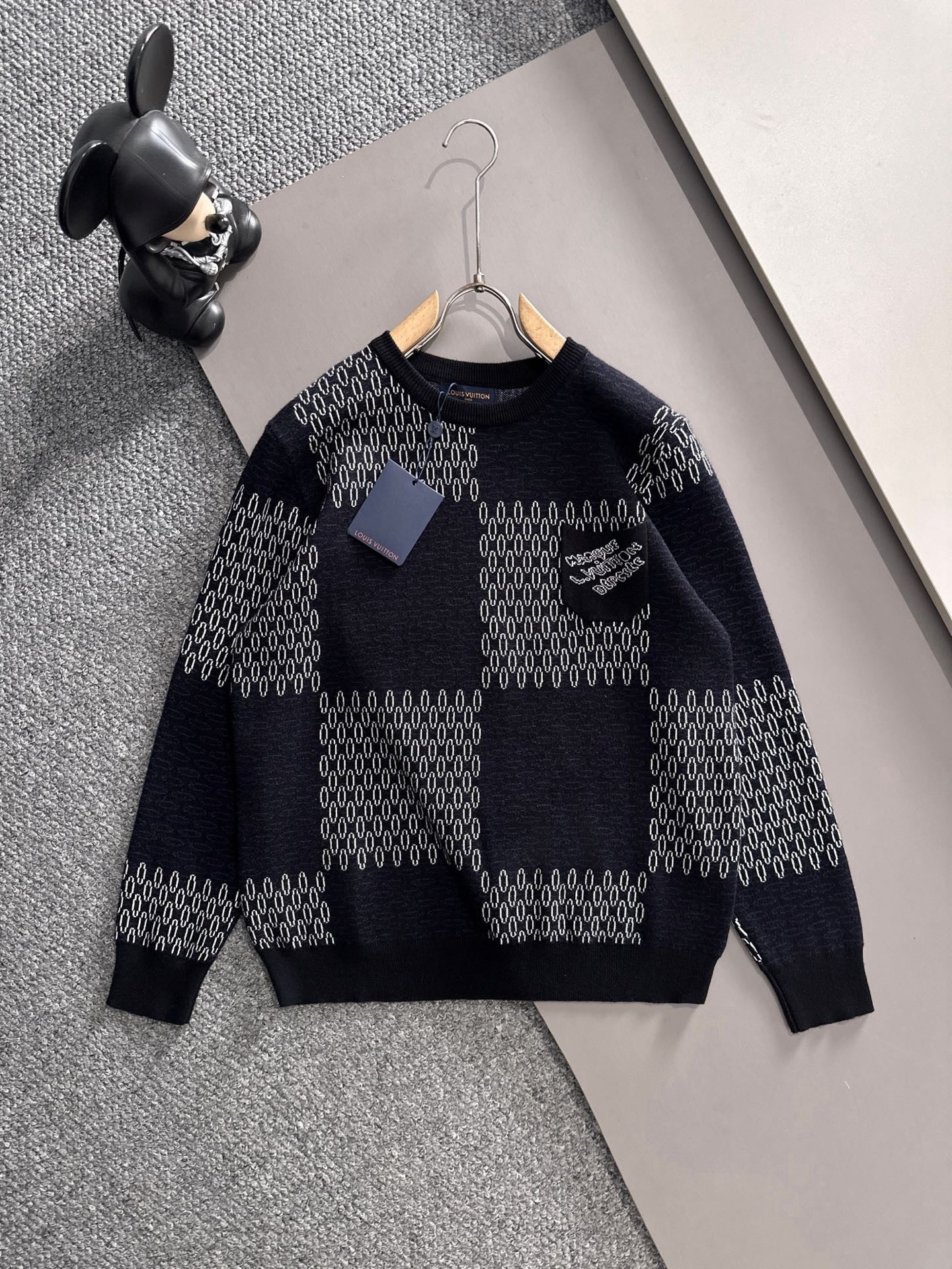 Louis Vuitton Plaid Cardigan