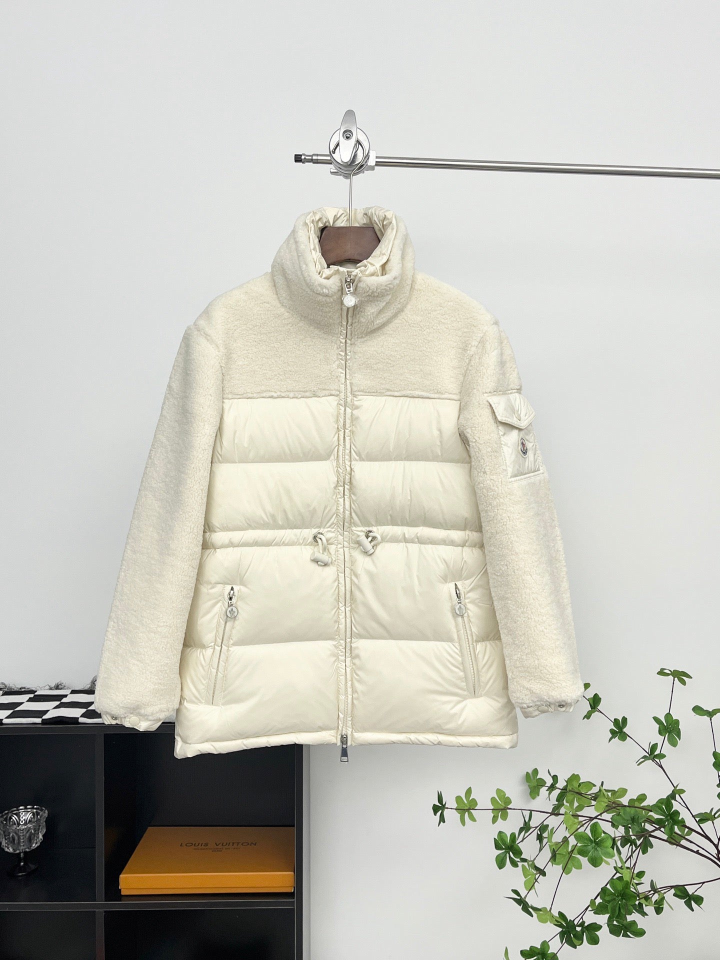 Moncler Long Down Jacket Women's White