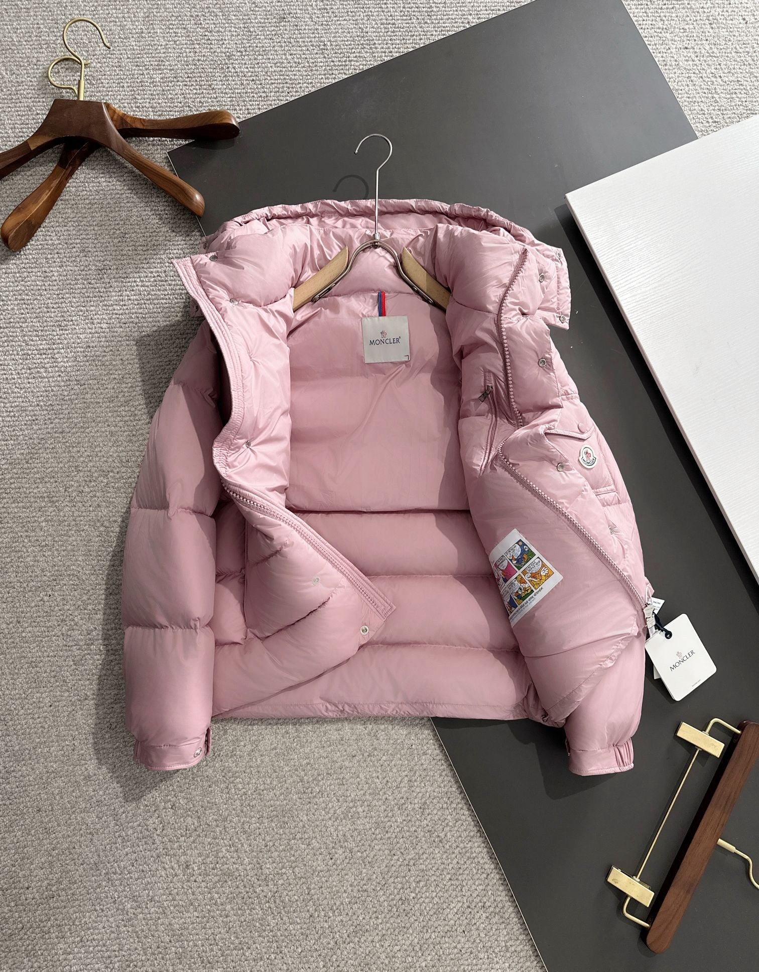 Moncler Maya Pink Coat