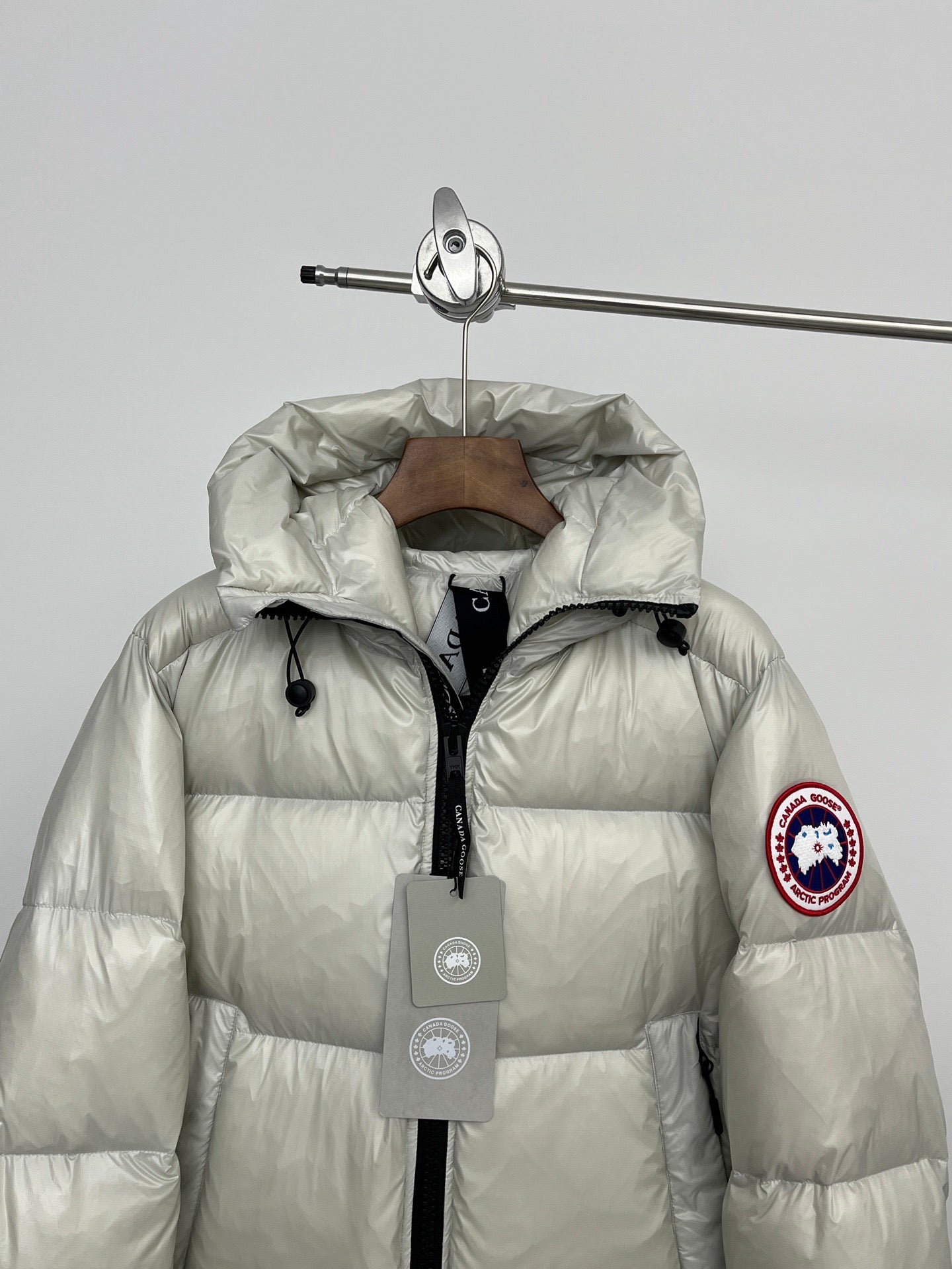 White Canada Goose Coat