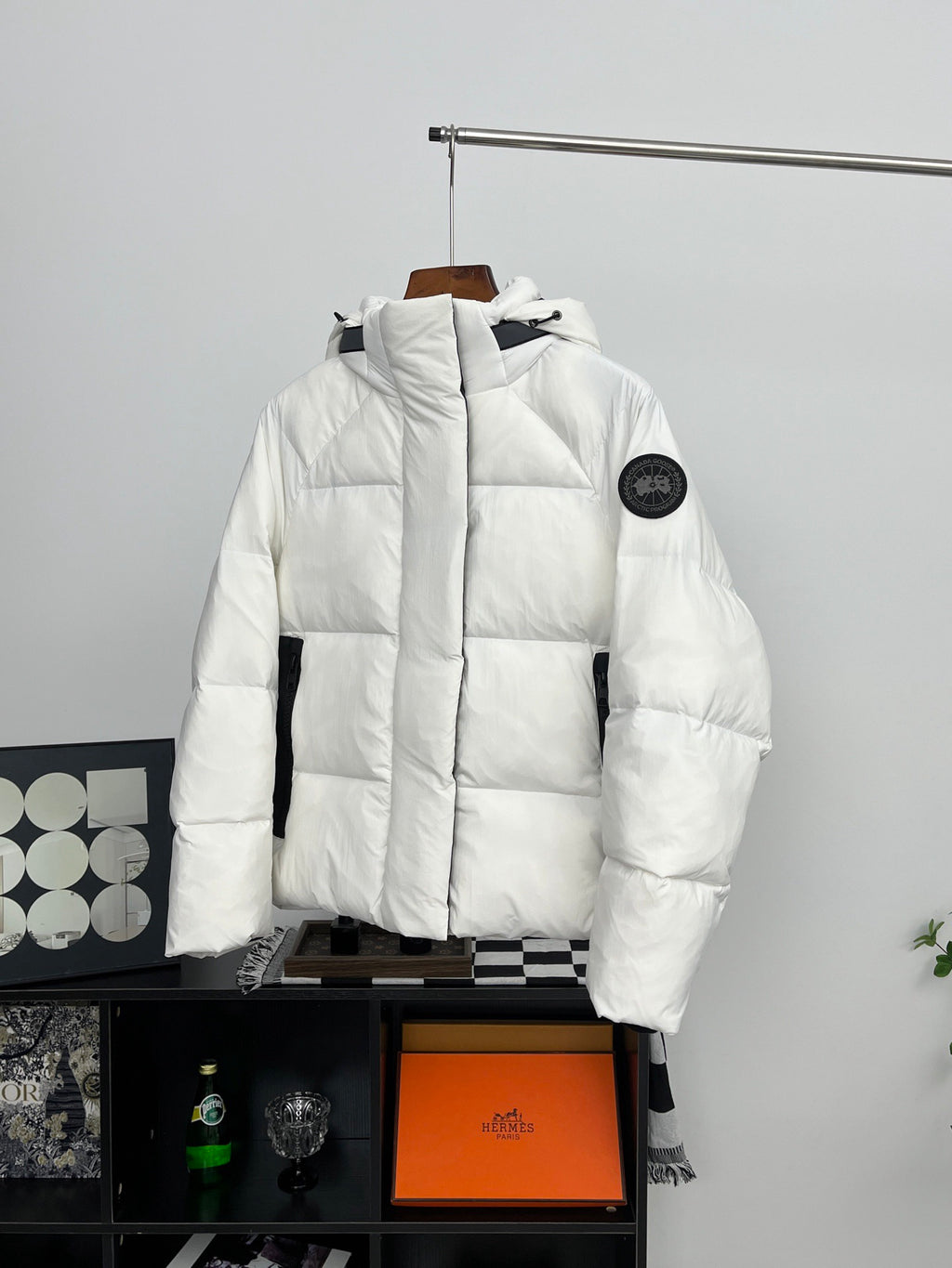 Canada Goose Black On White Jacket