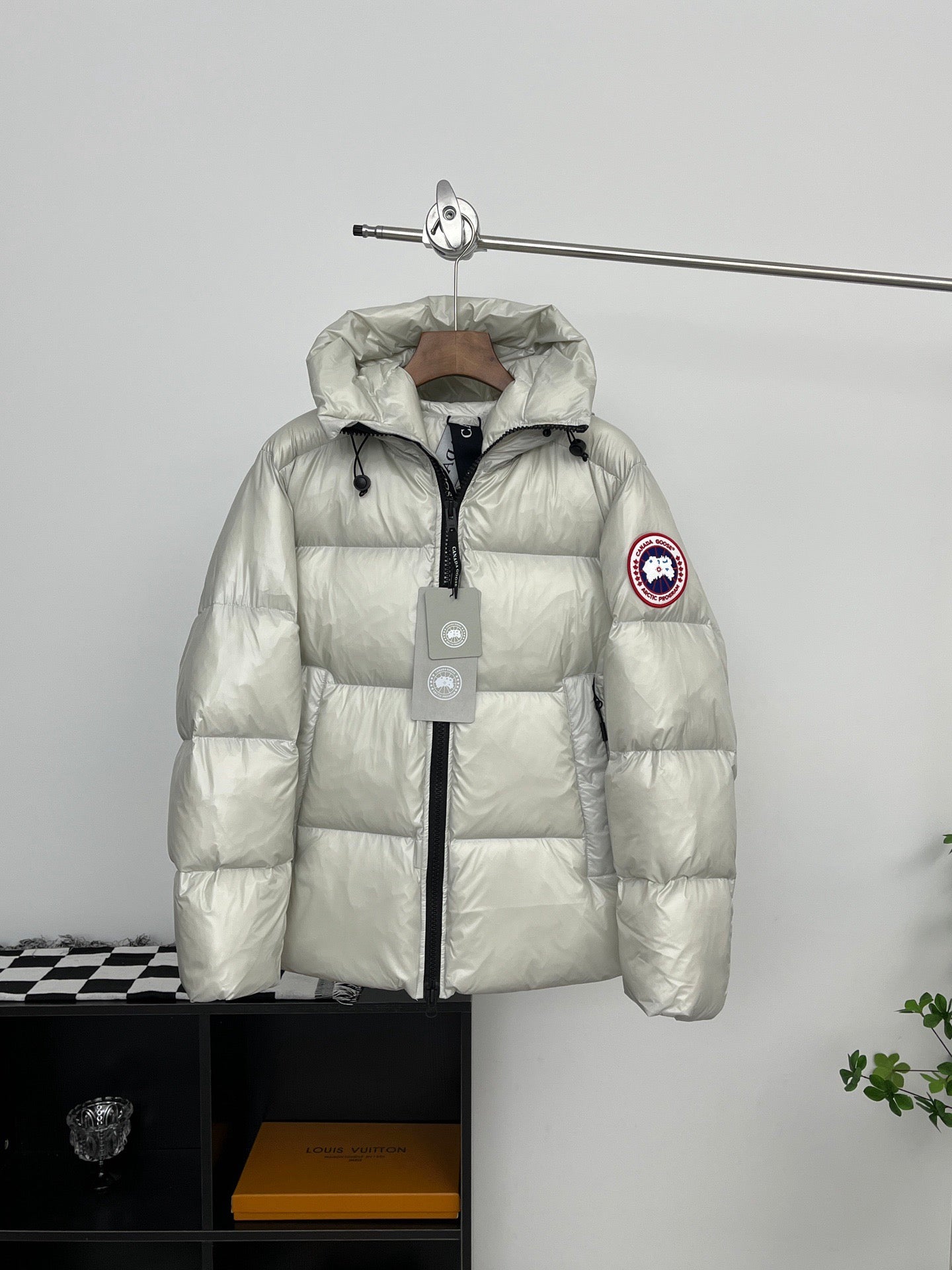 White Canada Goose Coat