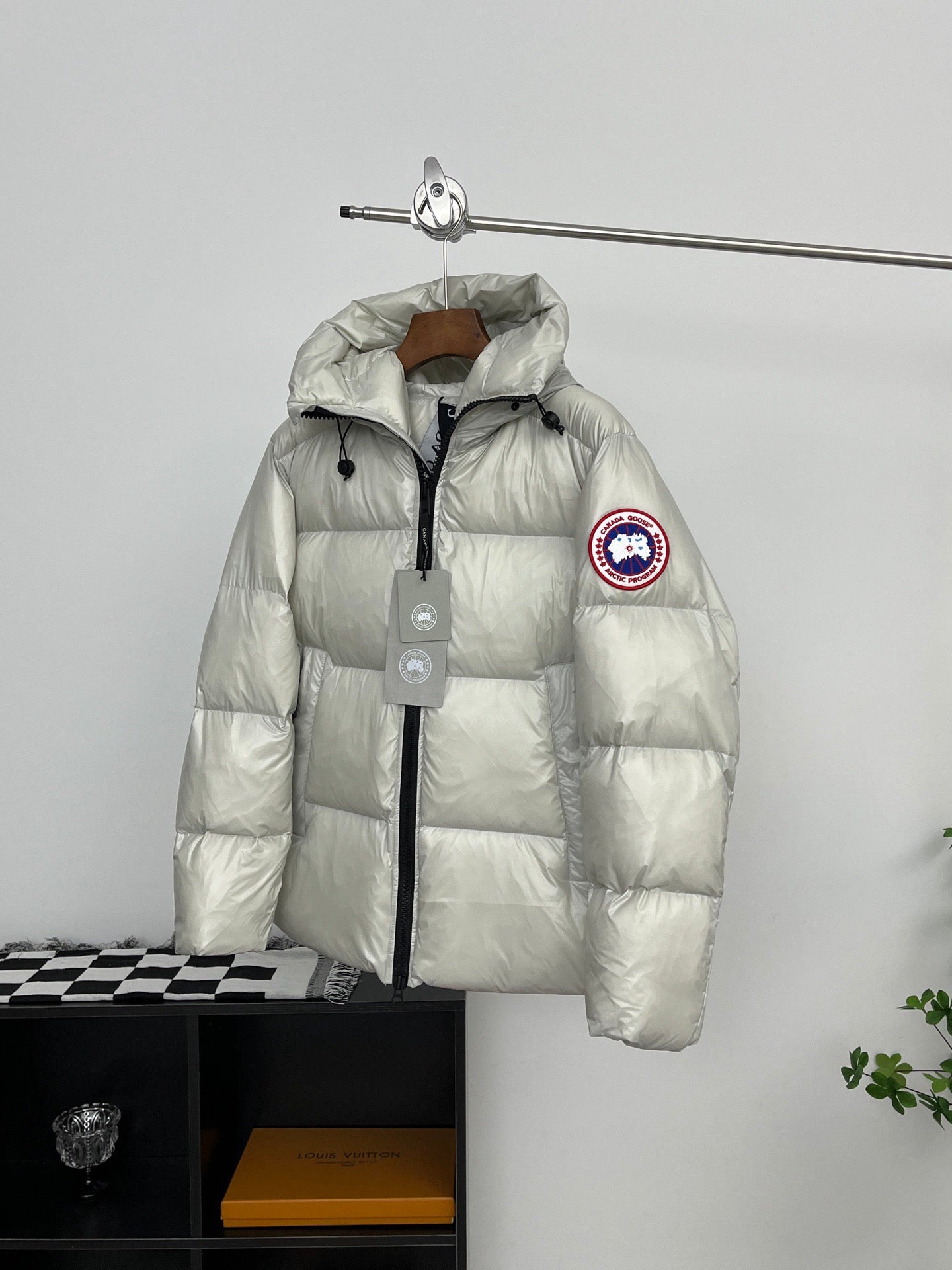 White Canada Goose Coat