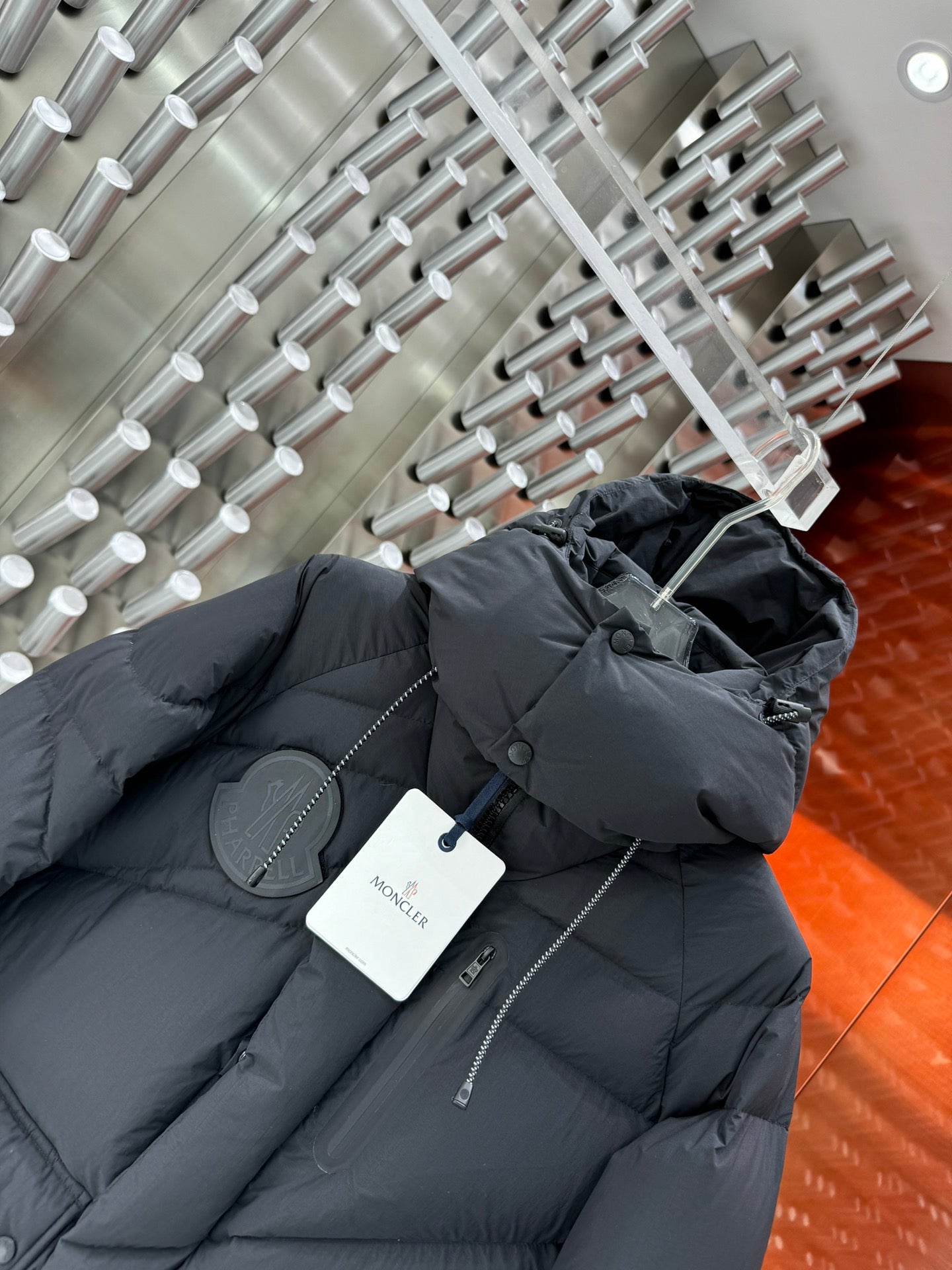 MONCLER GENIUS MONCLER GENIUS X FW23 Ski Season Waterproof Snow Mountain Nylon Stitch Zip Hooded Down Jacket Unisex