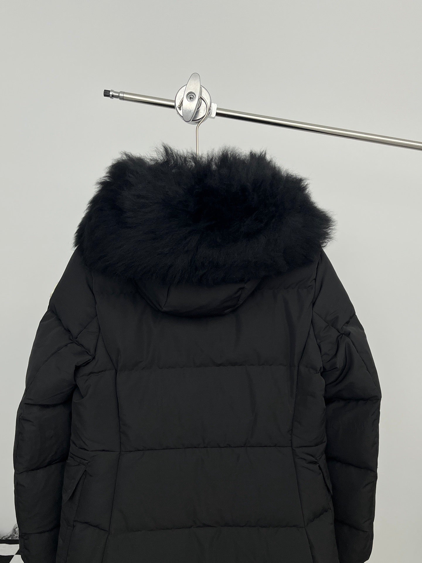 Moncler Long Down Jacket black