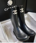 CHANEL 25 S high boots