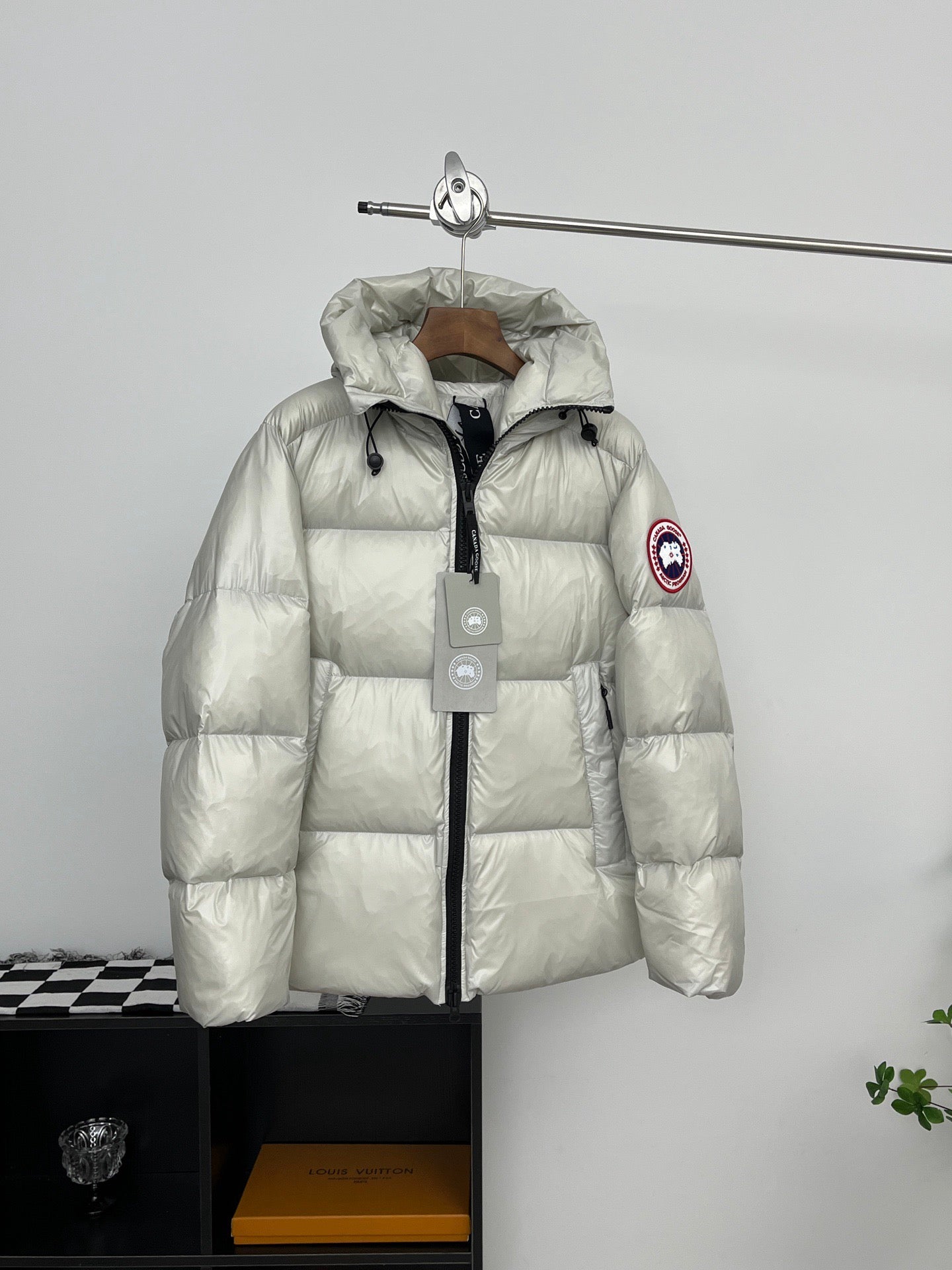 White Canada Goose Coat