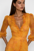 SAVÁEA Aurelia Sunset Maxi Dress - SAVÀEA