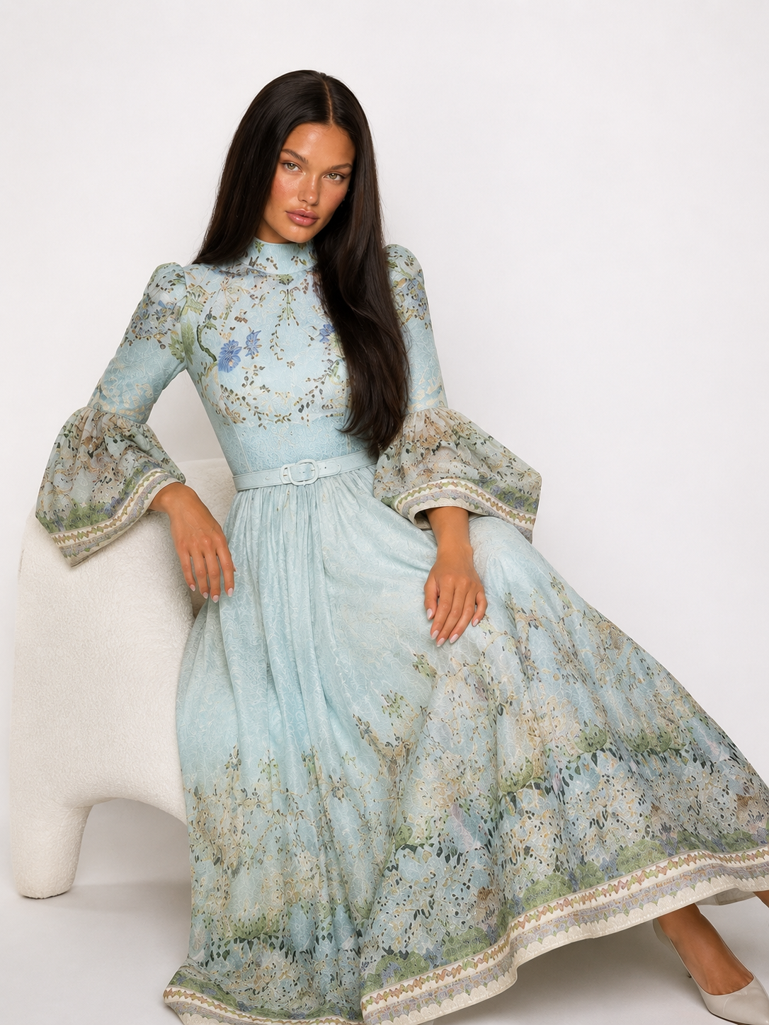 The Azure Époque Dress - SAVÀEA