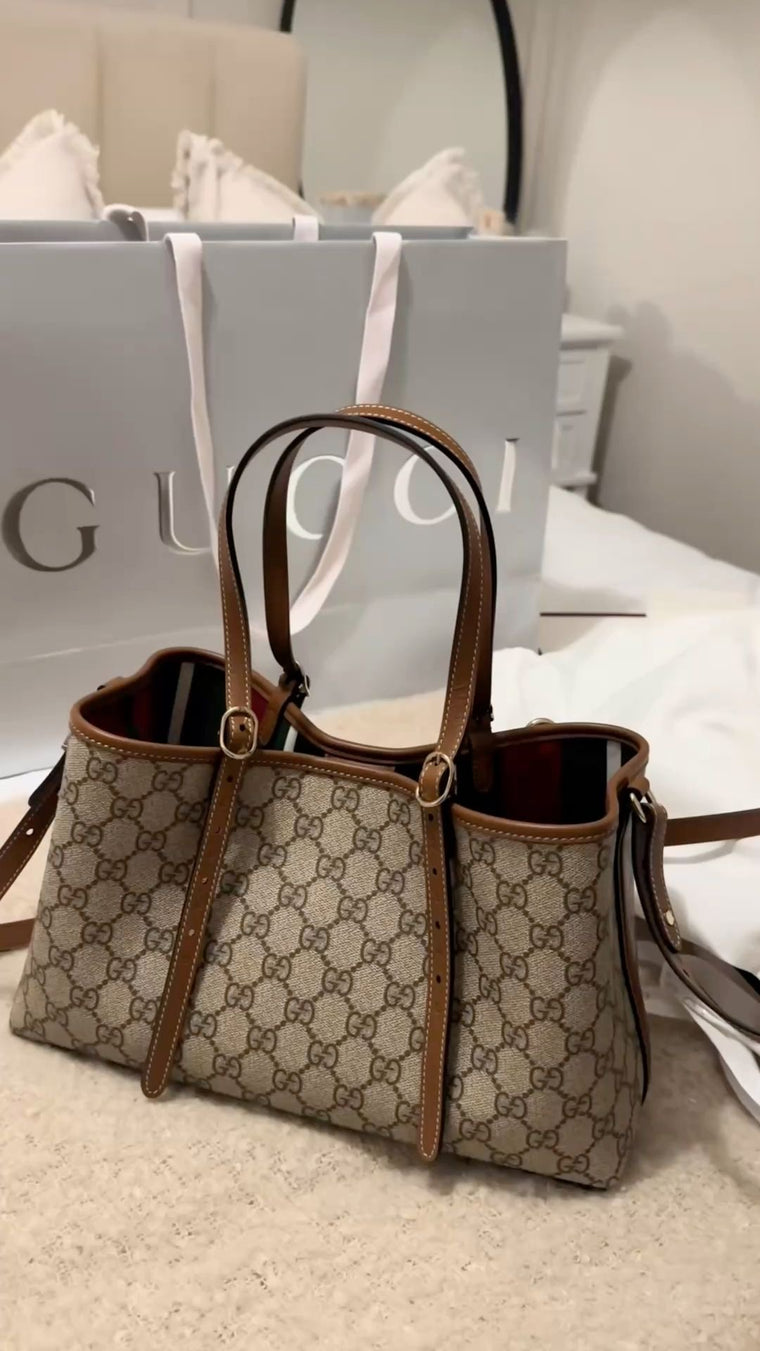 GUCCÉA BROWN TOTE