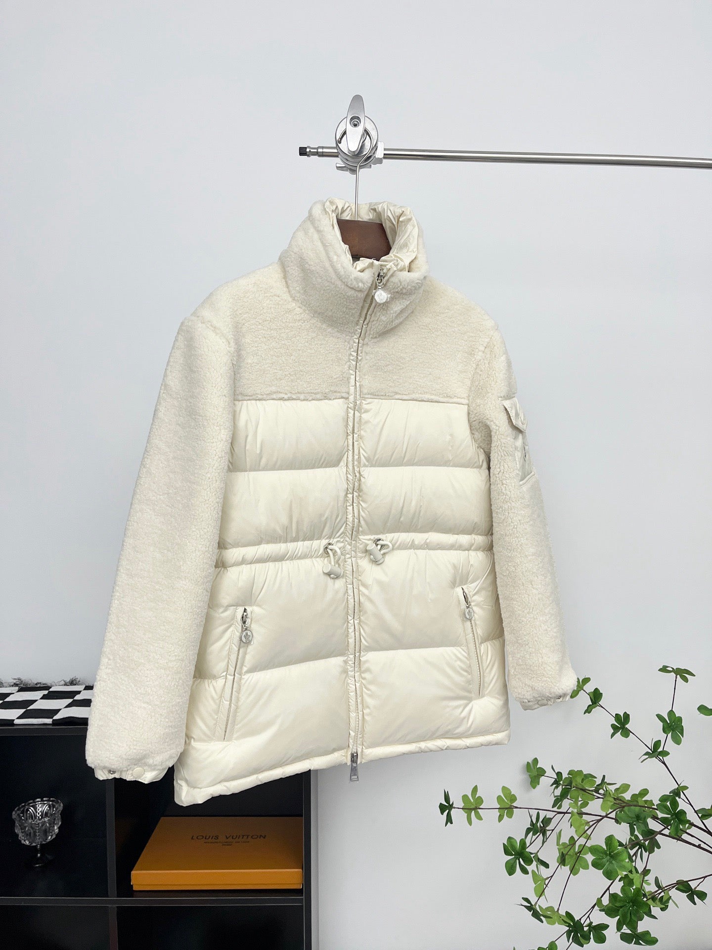 Moncler Long Down Jacket Women's White