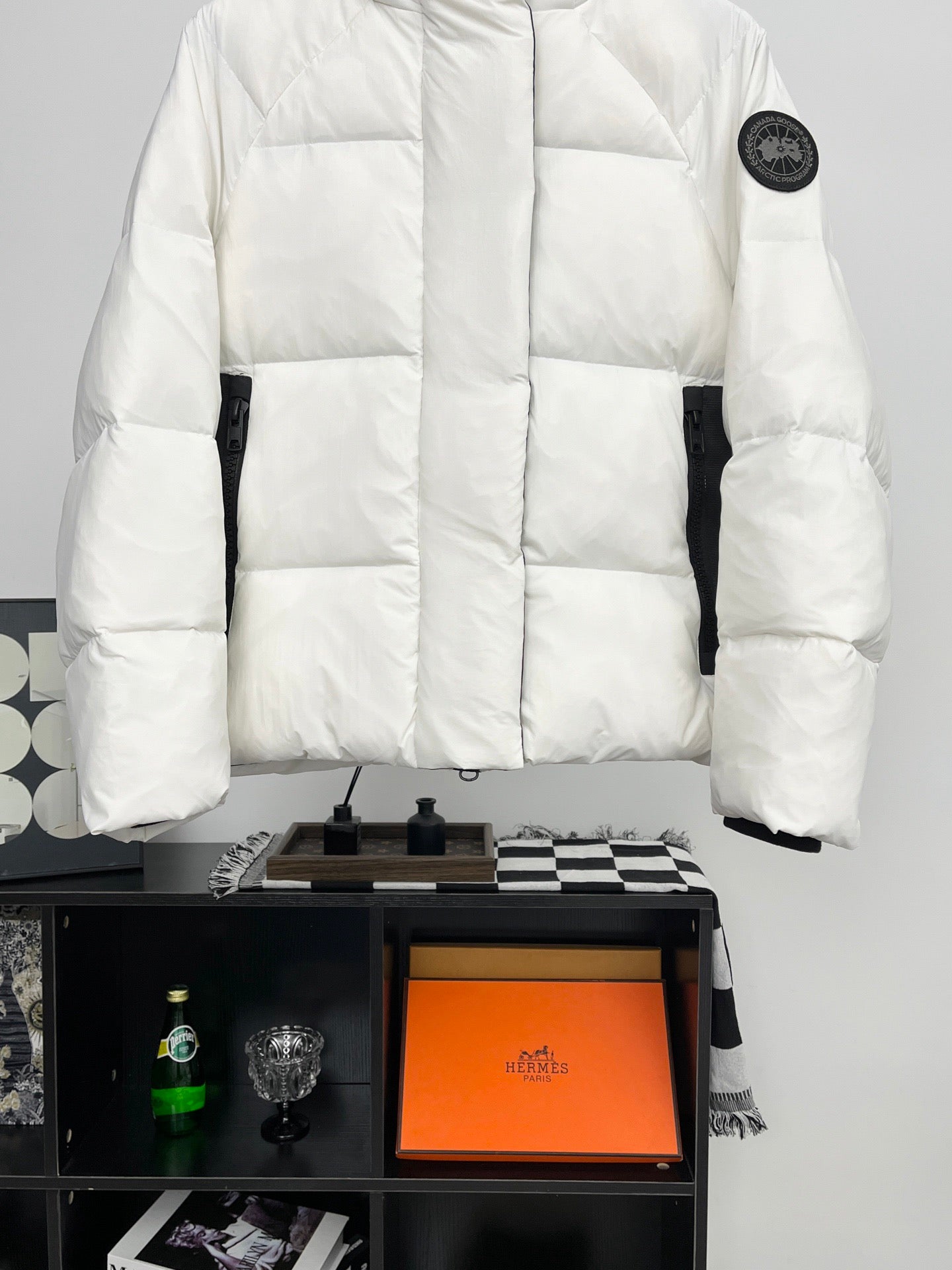 Canada Goose Black On White Jacket