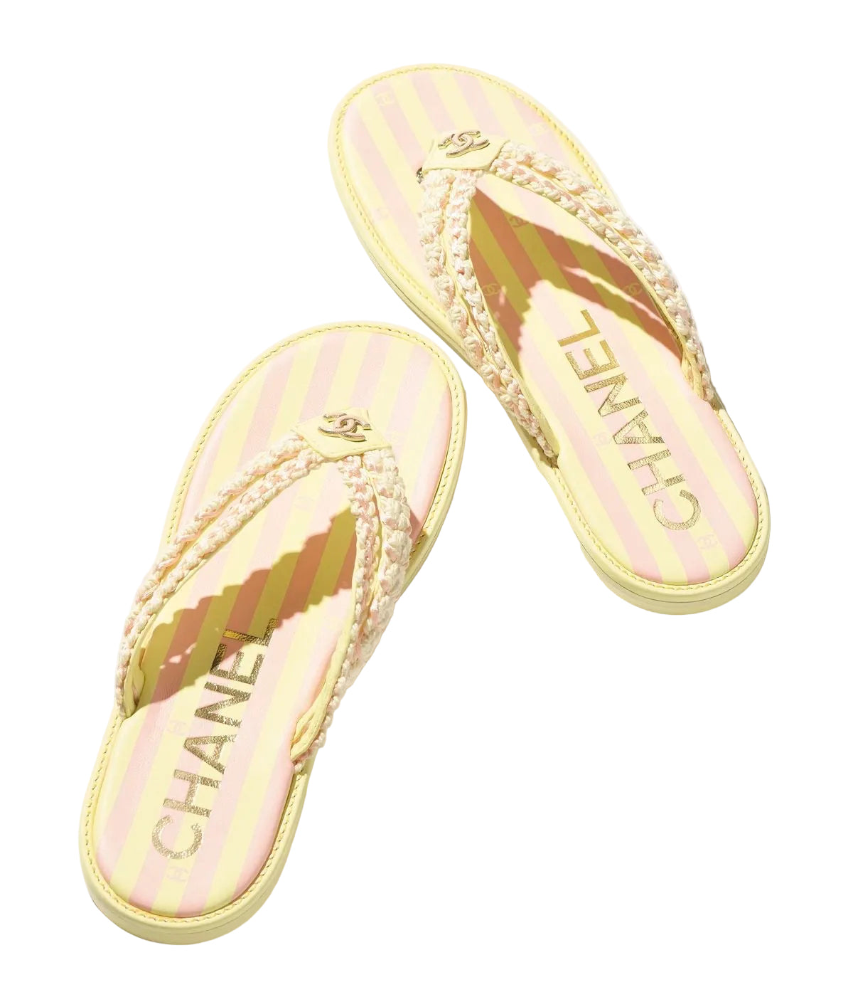 The Ondine Yellow Flip Flops