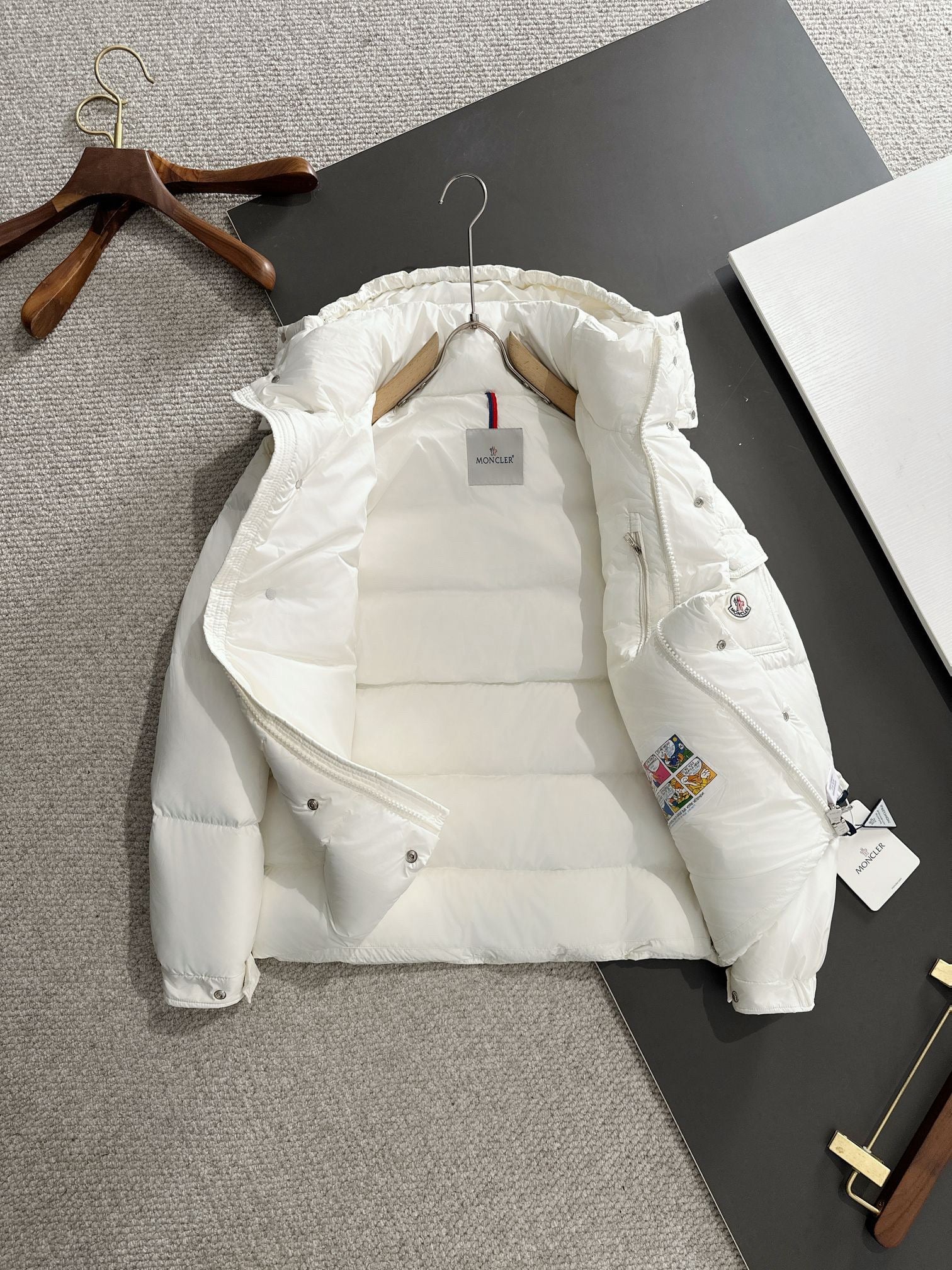 Moncler Maya White Coat