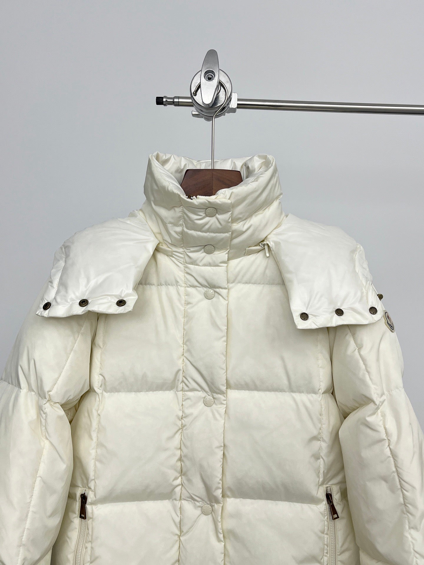 Moncler Long Down Jacket Women's White