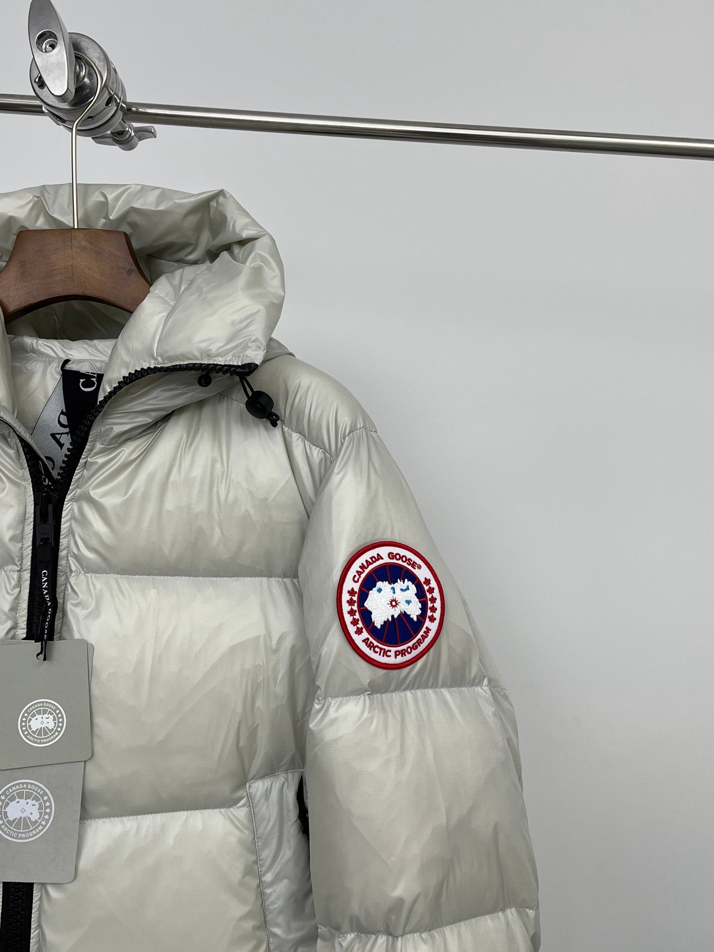 White Canada Goose Coat