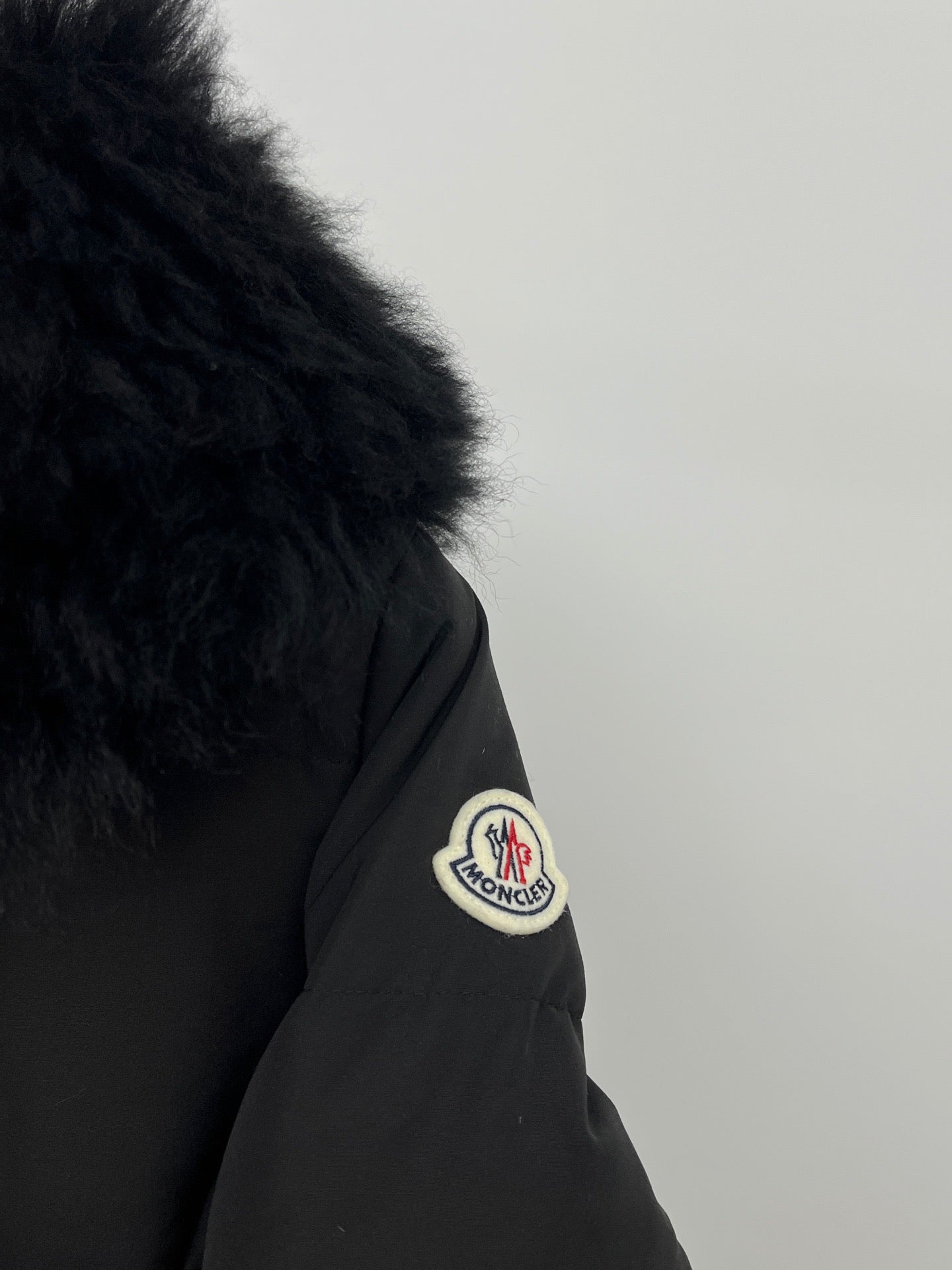 Moncler Long Down Jacket black