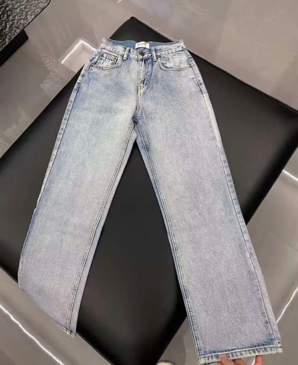 YSL REVERSED POCKET JEANS