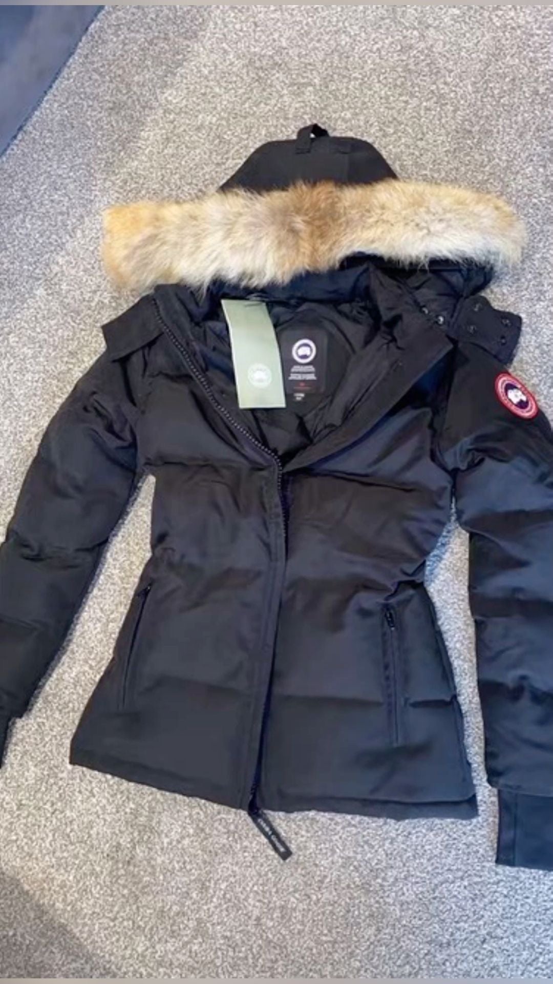 CANADA GOOSE SNATCHABLE COAT BLACK