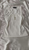 YSL TANK TOP WHITE
