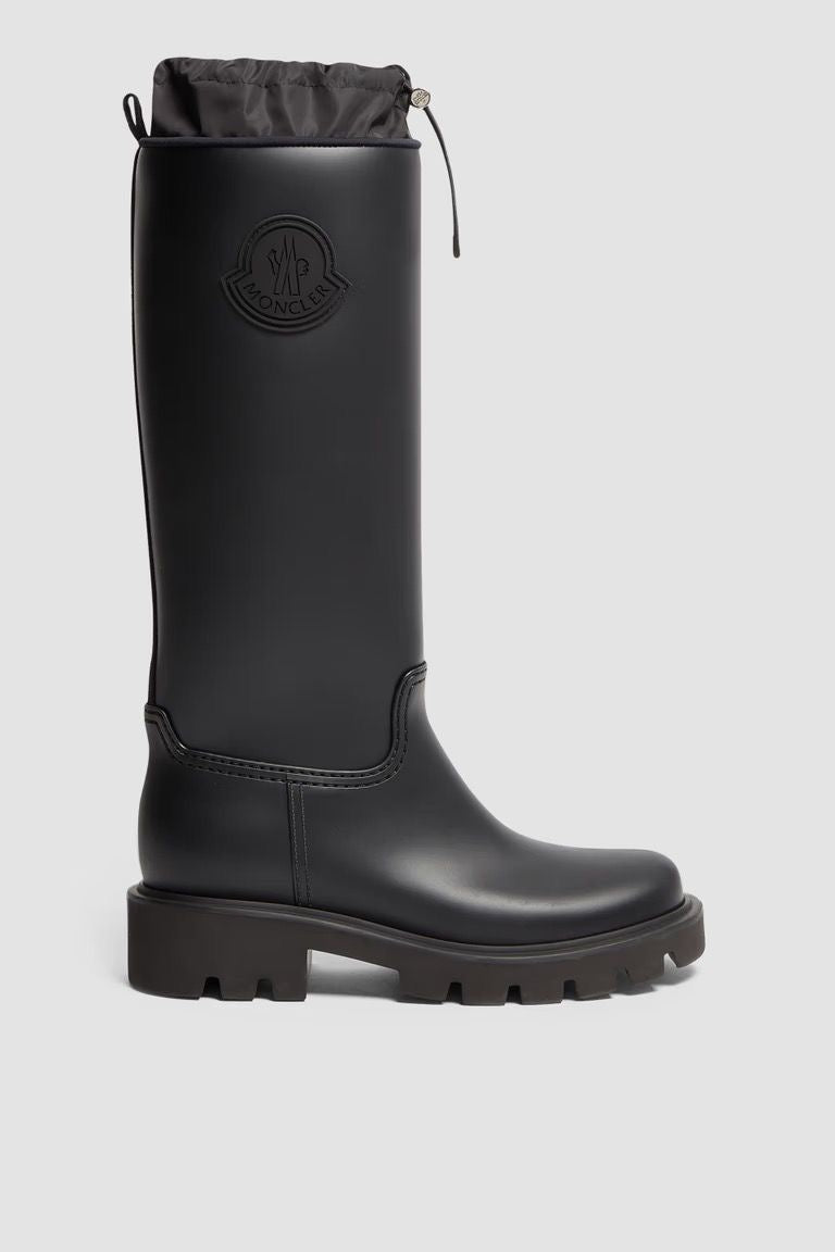 Moncler Black Rainboots