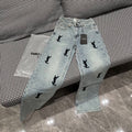 YSL Front Logo  Jeans