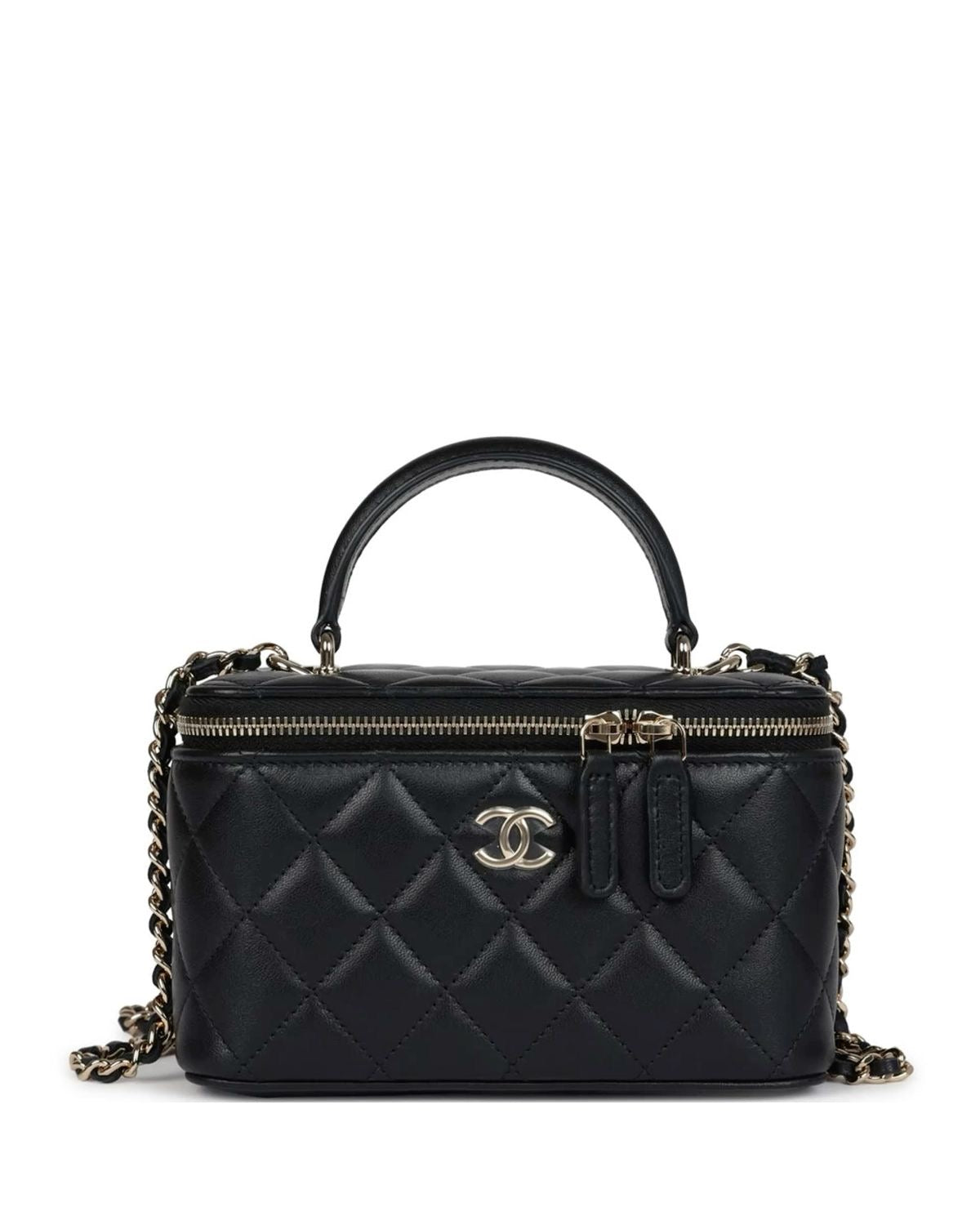 The Valenne Quilted Vanity Bag