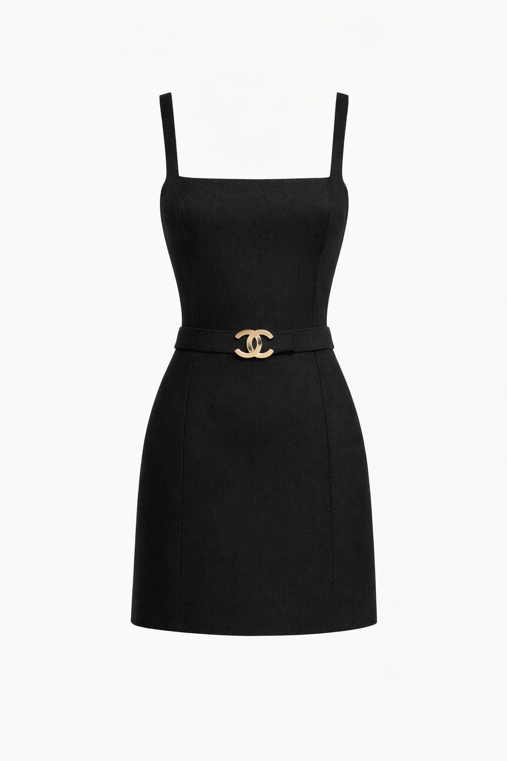 The Elara Noir Mini Dress