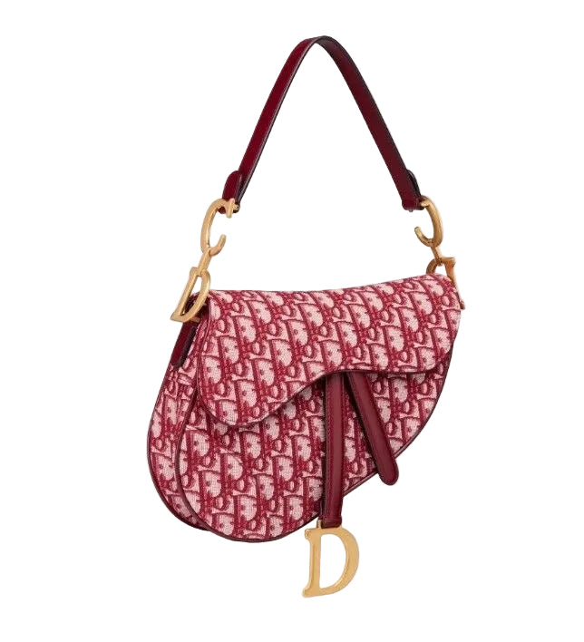 Rosé Oblique Saddle Bag