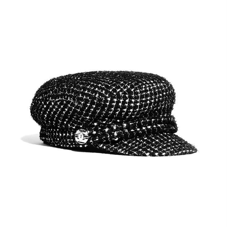 The Noir Tweed Cap