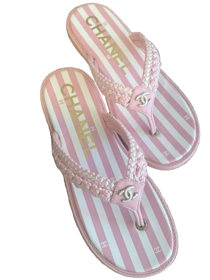 The Camille Pink Flip Flops