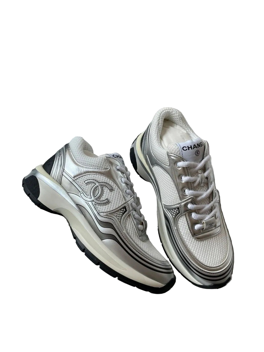 The Antoinette Silver Sneaker